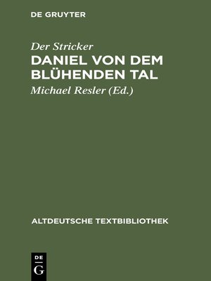 cover image of Daniel von dem Blühenden Tal